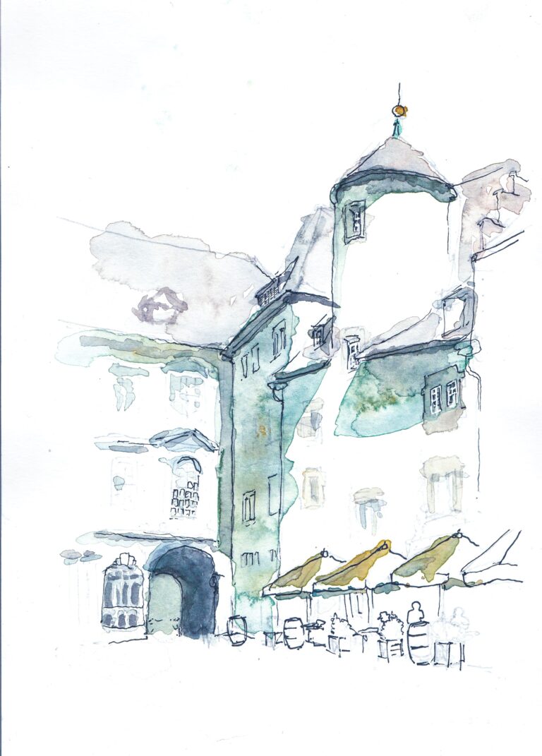 Ben Schubert - urban sketching 7